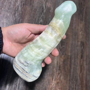 1pz Pietra Caraibi Naturale Quarzo Intagliato Pene Teschio Cristallo Reiki Guarigione Regalo - Foto 1 di 8