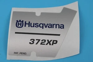 Husqvarna Aufkleber 372XP recoil starter decal sticker Typenschild 537230201 - Bild 1 von 1