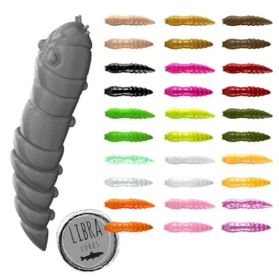 Libra Lures Kukolka Käse Forellen Köder Maden Imitation Forelle Cheese 27mm 42mm - Bild 1 von 2