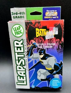 LEAP FROG LEAPSTER LEARNING GAME - THE BATMAN - MULTIPLY, DIVIDE AND CONQUER NEW - Picture 1 of 5