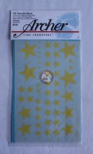 Archer 1/35 US Vehicle Stars per AFV diversi da Shermans n.2 (giallo) AR35024Y - Foto 1 di 1