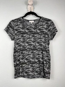Camiseta de manga corta de algodón camuflada múltiple gris XS de rag & bone para mujer - Imagen 1 de 8