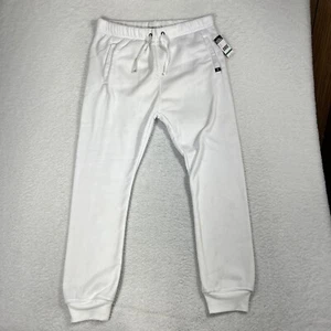 Zoo York Men’s Large White Jogger Sweat Pants NWT MSRP $35 Drawstring - Picture 1 of 12