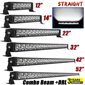 LED Light Bar Scheinwerfer Arbeitsscheinwerfer Lichtbalken For Jeep Offroad 12V - Picture 1 of 19