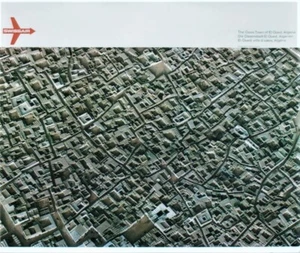 Original vintage poster SWISSAIR ALGERIA DESERT OASIS TOWN c. 1972 - Afbeelding 1 van 1