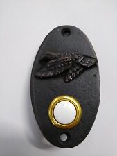 American Eagle USA Doorbell Push Button Oval Door Hardware Oil Rubbed Bronze 