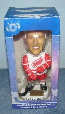 Brett Hull Bobble Dobbles Detroit Red Wings Bobblehead Collectable Series 2002 Cover