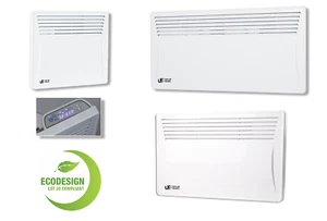 Electric Panel Heater Wall Mounted Slim Convector Digital Timer Energy Saver - Picture 1 of 43