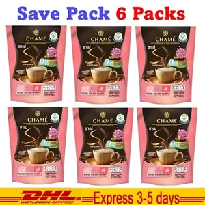 6x CHAME Sye Coffee Pack Collagen Instant Powder Mix CLA Fiber Weight Loss Slim - Picture 1 of 11