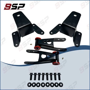 4" Rear Lowering Drop Kit Shackles And Hangers For 1997-2003 Ford F150 - Picture 1 of 8
