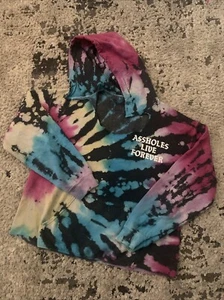 Assholes*s Live Forever Hoodie Women’s  L Tie Dye Sweater - Picture 1 of 8
