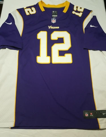 Nike Jersey Mens 2XL On Field Percy Harvin #12 Minnesota Vikings NFL Purple Cover