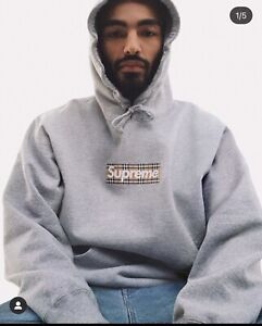 supreme plaid zip sweater