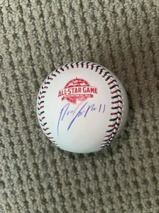 JOSE RAMIREZ signed/autographed Rawlings MLB 2018 ALL-STAR GAME Baseball-BECKETT - Picture 1 of 8