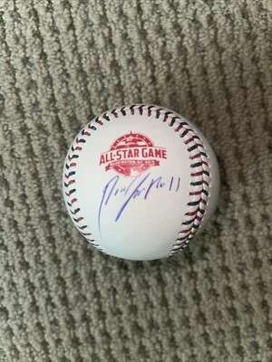 JOSE RAMIREZ signed/autographed Rawlings MLB 2018 ALL-STAR GAME Baseball-BECKETT - Image 1 of 4