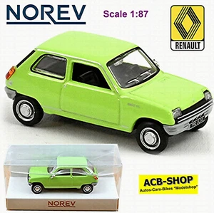Renault 5 TL R5 Sedán 1975-85 Verde Claro 1:87 Norev 510542 - Imagen 1 de 3