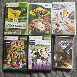 Sealed Video Games Bundle Xbox 360 Wii PSP - Picture 1 of 4