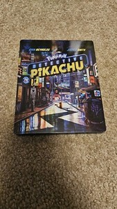 Pokémon Detective Pikachu w/ Steelbook And Unopened Detective Pikachu Card