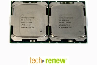 Intel Xeon E5-2669AV4@2,4 GHz | SR30Y | 55 MB | 22 núcleos | 145 W | tracción limpia | par Foto 1 de 2