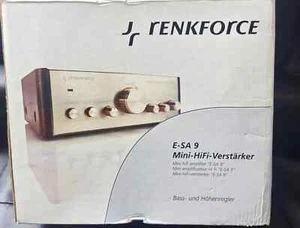Renkforce E-SA9 Amplificatore Stereo 2x12W Oro Marrone Scuro - Foto 1 di 4