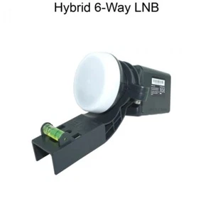 GENUINE MK4 HYBRID 6 OUTPUT LNB DIGITAL SATELLITE LMB FOR SKY Q FREESAT HD SA... - Picture 1 of 10