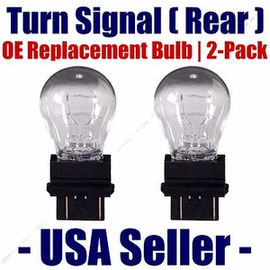Rear Turn Signal/Blinker Light Bulb 2-pack Fits Listed Ford Vehicles - 4057K - Picture 1 of 1