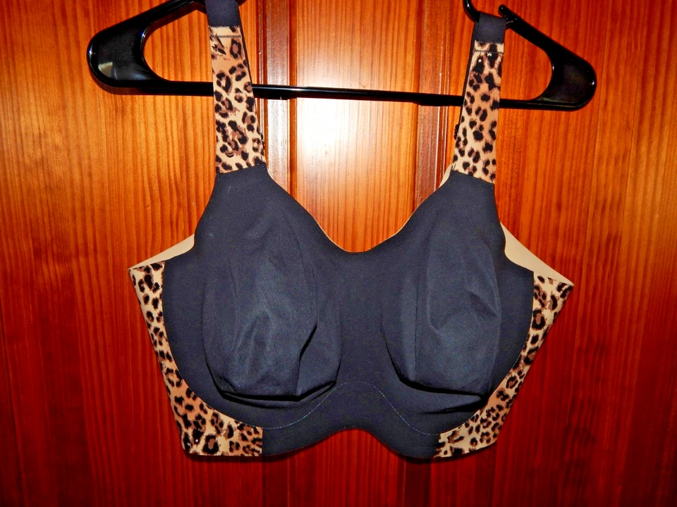 EVELYN BOBBIE THE BEYOND BRA, ANIMAL PRINT, WIRELESS, CLOTH LINING, SIZE XL - Image 1 of 3