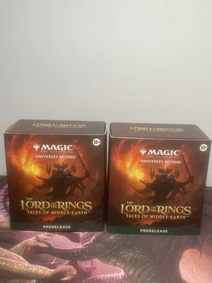 MTG LORD OF THE RINGS: 2 X Prerelease Kit SEALED Tales of Middle-Earth - Image 1 of 3