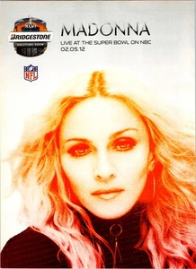 2012 MADONNA LIVE AT THE SUPER BOWL 8"X11" Magazine Ad 2000's M727 - Picture 1 of 1