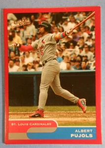 2004 Topps Bazooka Red Chunks Albert Pujols (Batting; Follow Through) #50 - Picture 1 of 6