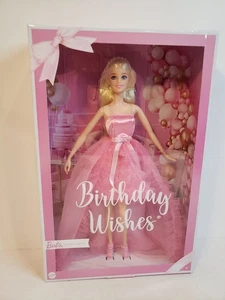 VESTIDO ROSA MUÑECA FIRMA BARBIE DESEOS CUMPLEAÑOS 2022 MATTEL HJX01 SIN USAR, EN CAJA ORIGINAL - Imagen 1 de 8