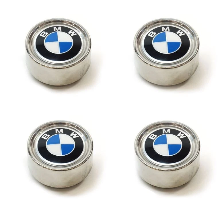 Tapacubos centrales llantas 55 mm originales BMW E10 2002 E21 E30 serie 3 nuevas 36131114180 Foto 1 de 4