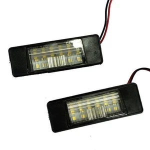 1 Pair Error Free LED Number License Plate Light Lamp For NISSAN QASHQAI X-TRAIL - Picture 1 of 8