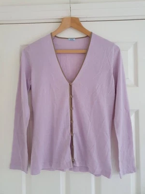 MALO Cami & Cardigan Twinset In Lilac Cashmere/Silk Ladies Size IT 44/UK 12 - Image 1 of 4
