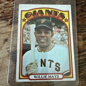 Willie Mays 1972 Topps San Francisco Giants Baseballkarte MLB - Bild 1 von 4