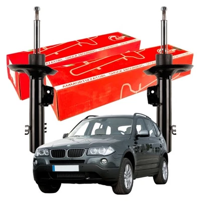 KIT 2 AMMORTIZZATORI ANTERIORI Speed per BMW X3 (E83) Nuovo Gas Anteriore DX SX