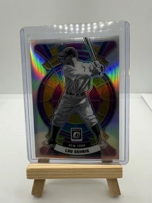 Donruss Lou Gehrig No. 2025 Estuche de 3 vitrales Hit New York Yankees Foto 1 de 2