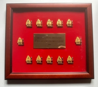 DIE COCA COLA PINS OLYMPIA FLASCHEN 1996 12 STÜCK - Bild 1 von 3