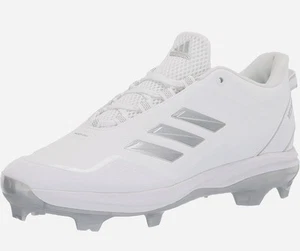 NEW Adidas Icon 7 TPU Baseball Cleats White/Gray Men’s Size 16 - Picture 1 of 9