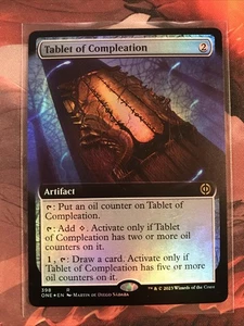MTG Tableta de Completación Lámina Arte Extendido Todo Será Uno UNO 398 Raro Casi Nuevo - Imagen 1 de 2