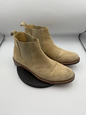 Talla 11 - Botas informales Chelsea de cuero gamuza forradas en piel de oveja de APC para hombre Foto 1 de 4