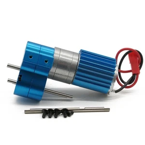 Motor cepillado 370 + caja de engranajes con engranajes de acero para camión RC WPL Henglong C24 B24 B36 - Imagen 1 de 20