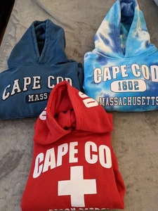 3 Cape Cod Hoodie Mädchen klein rot marine hellblau Pullover Grafik Sweatshirts - Bild 1 von 4