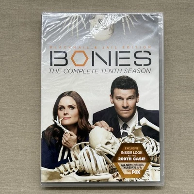 Bones: Complete Tenth Season 10 (DVD 2014 6-Disc Set NEW) Police Procedural Show Foto 1 de 4