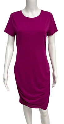 I-N-C International Concepts Women's Short Sleeve Light Purple Dress Size M - Image 1 of 4
