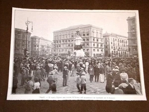Per i 100 anni Giuseppe Garibaldi Napoli Corona di bronzo sul monumento - Imagen 1 de 1