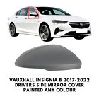 Housse de miroir aile de porte peinte pour insigne Vauxhall B 2017-2022 côté conducteur
