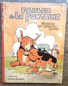 FABLES DE LA FONTAINE illustrées par Rabier. Tome1. Publié chez Tallandier 1906 - Imagen 1 de 6
