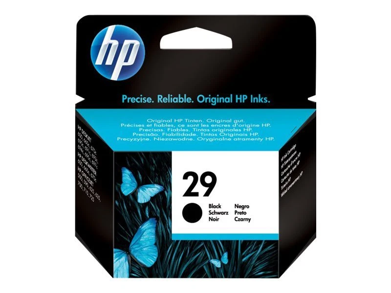 Genuine HP 29 Black Printer Ink Cartridge Use by Feb 2006 51629A
