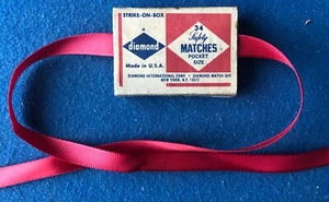 Vintage Magic Trick Matchbox Off Ribbon; Matchbox Escape 1960's - Picture 1 of 3